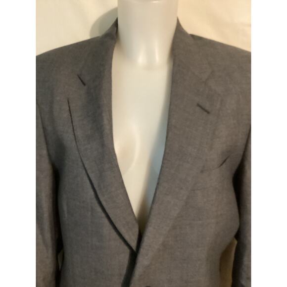 1127 Shefford by Anderson Little Suit Jacket Gray Chest 23" Length 29" Shldr 17" - Picture 3 of 4